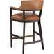 Brylea 43.5 inch Brown / Shalimar Tobacco Leather Barstool